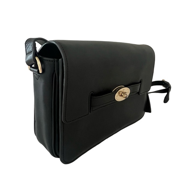 Mulberry bayswater black leather crossbody handbag - Picture 2 of 9